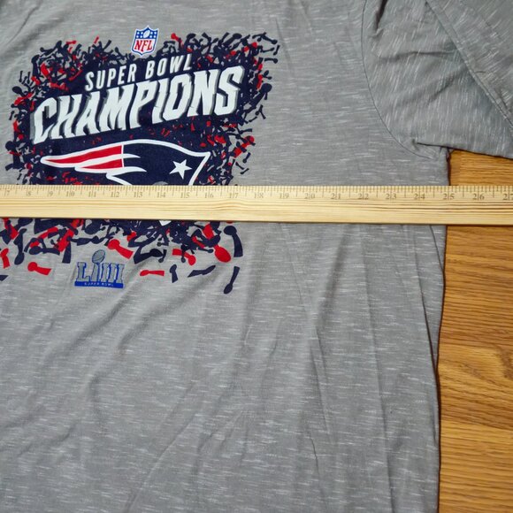 New England Patriots Super bowl 53 Long Sleeve Official Fanatics Brand mens 2XL - Picture 7 of 9